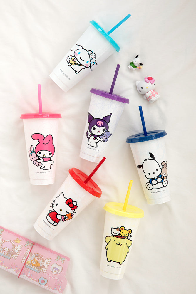 Sanrio Reusable Cold Tumbler Set Ver.2 (1 set 6個)