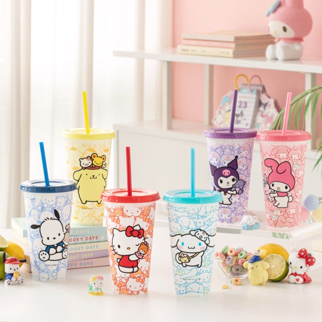 Sanrio Reusable Cold Tumbler Set Ver.2 (1 set 6個)