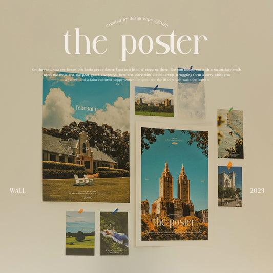 Designoops 2023 The Poster Wall Calendar