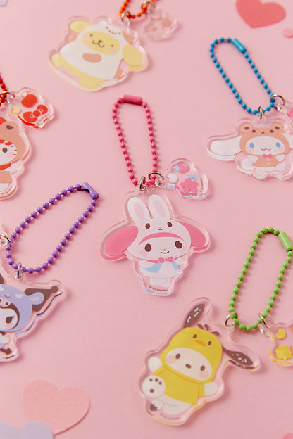 Sanrio Cosplay 透明 Keyring (6款)