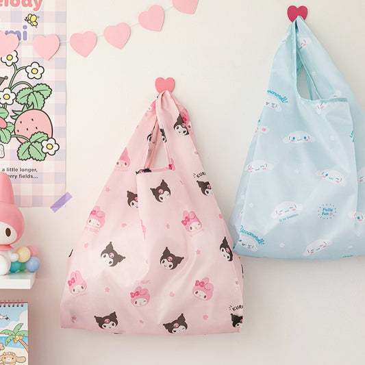 Sanrio Pocket Shopping Bag (Cinnamoroll/Kuromi & Melody)