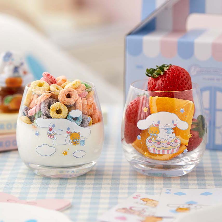 Sanrio Cinnamoroll Glass Cup Set (x2)