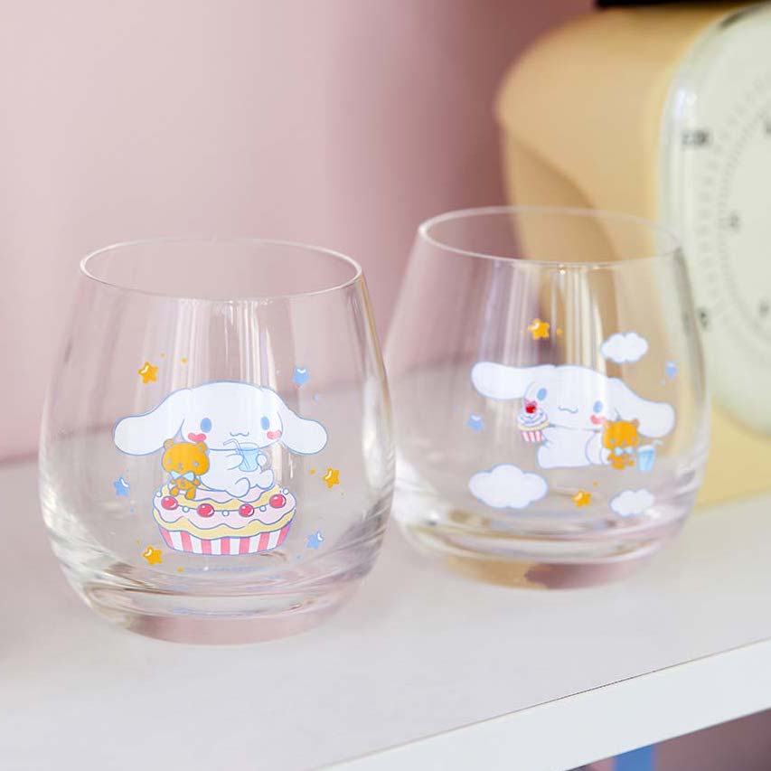 Sanrio Cinnamoroll Glass Cup Set (x2)