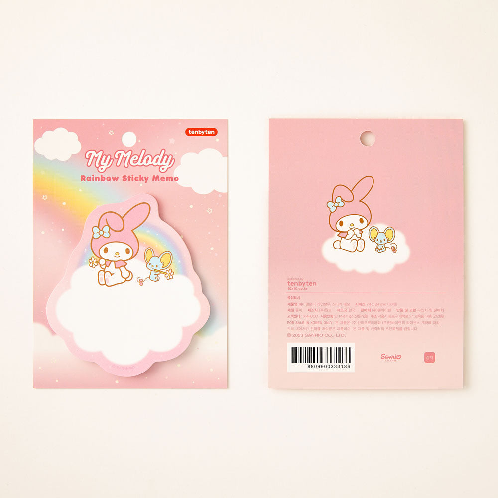 Sanrio Rainbow Sticky Memopad (6款)