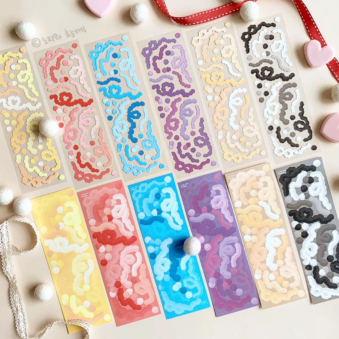 Withnori Curly Confetti Ver.2 Sticker (6色)