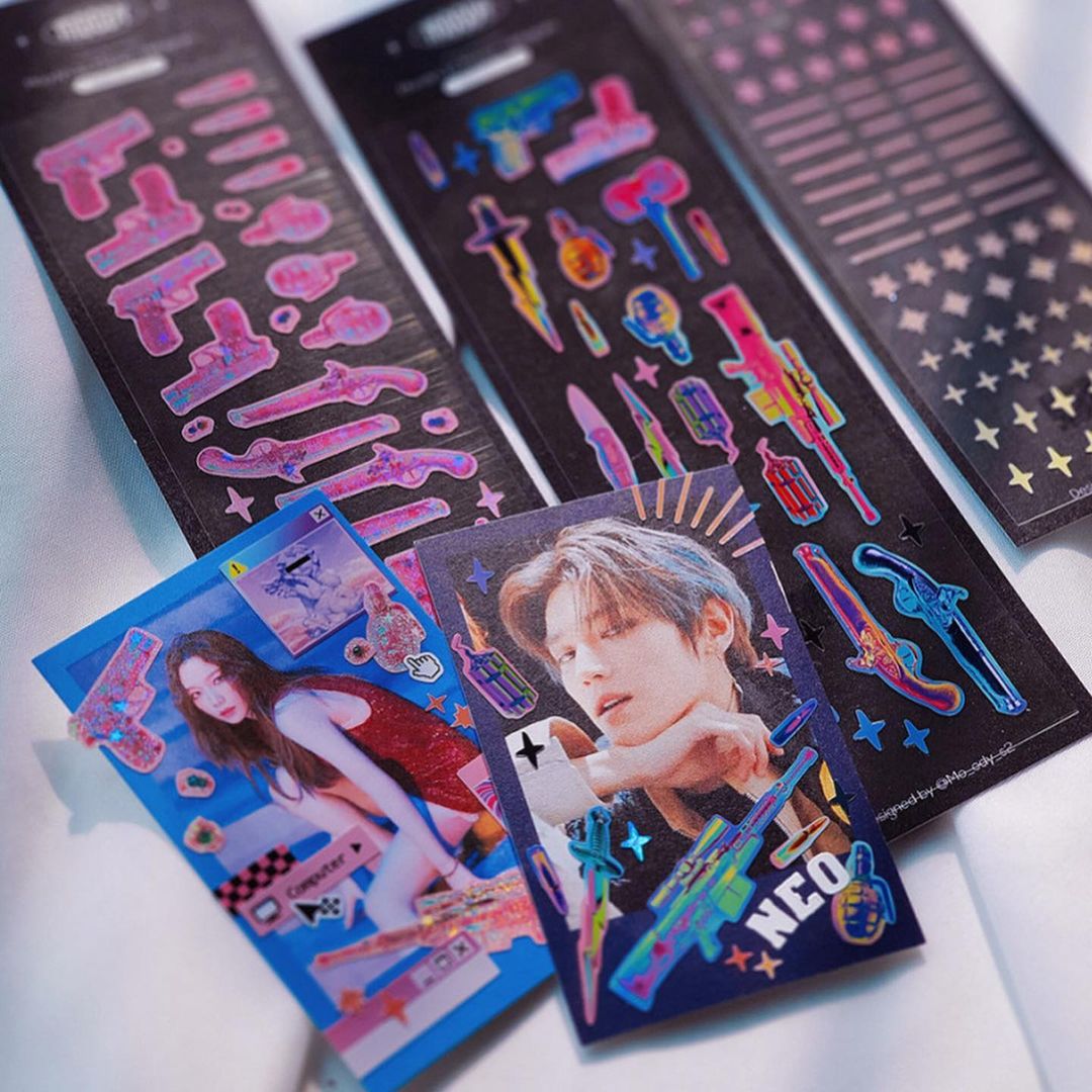 Moody Hologram Series Sticker (5款)