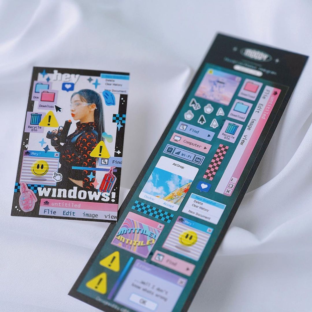 Moody Hologram Series Sticker (5款)