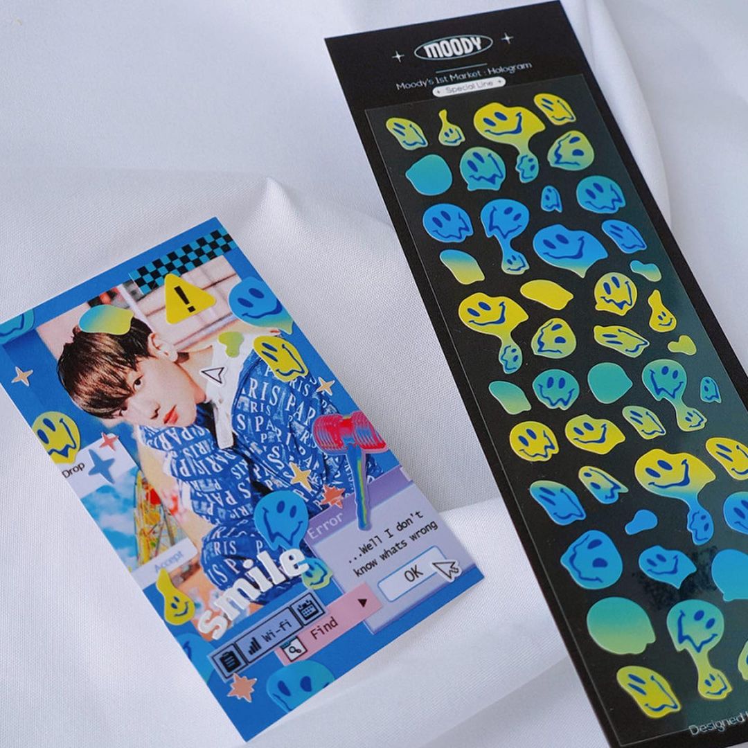 Moody Hologram Series Sticker (5款)