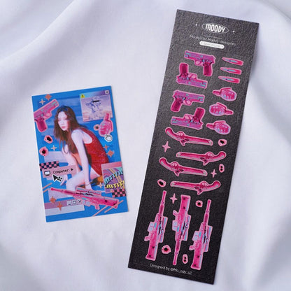 Moody Hologram Series Sticker (5款)