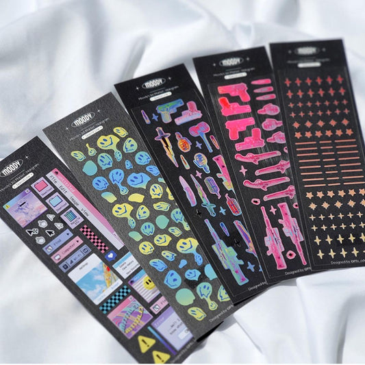 Moody Hologram Series Sticker (5款)