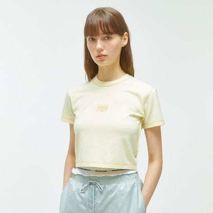 MARITHÉ FRANÇOIS GIRBAUD W CLASSIC LOGO BABY CROP TEE (3 Colors)