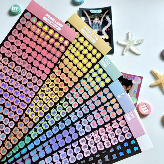 Promland Aurora Baby Alphabet Sticker (7色)