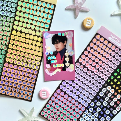 Promland Aurora Baby Alphabet Sticker (7色)