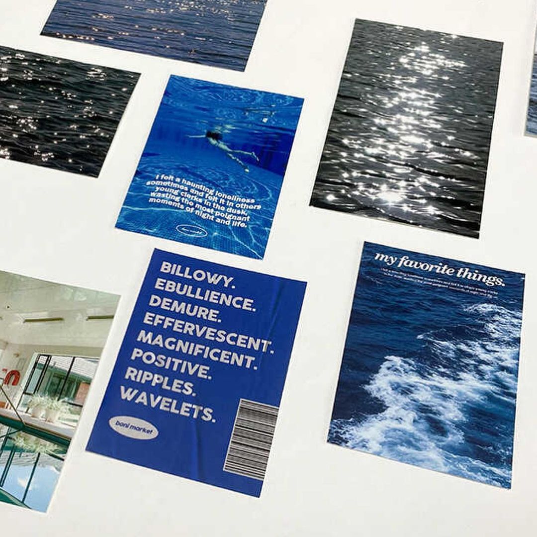Boni Market Water Mood Photo Sticker Pack
