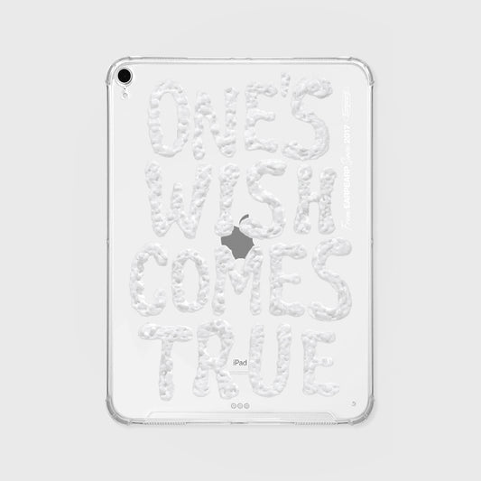 ONES WISH COMES TRUE-WHITE Ipad Clear Case