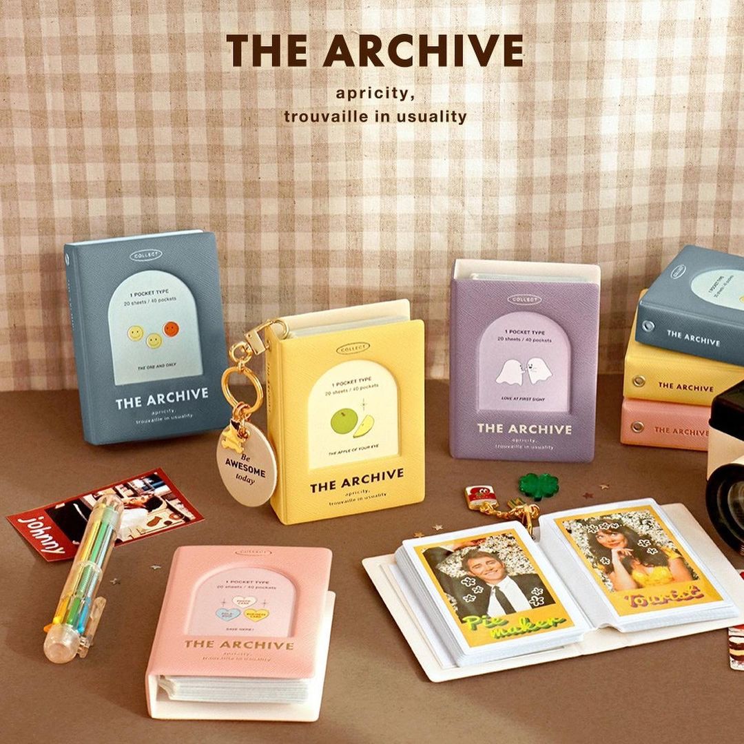Icoinc The Archive 1格 Collect Book 卡簿 (4色)
