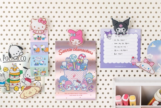 Sanrio Magnet Clip Set