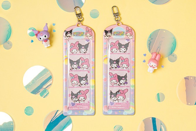 Sanrio My Melody & Kuromi 4cut Keyring