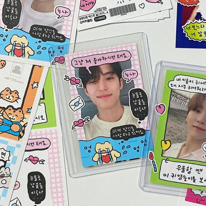 Heeheeclub Polaroid Frame Sticker