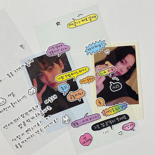 Heeheeclub Message Sticker (Ver.4)