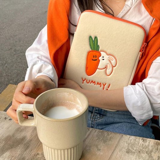 Second Morning Carrot & Bunny Ipad Pouch
