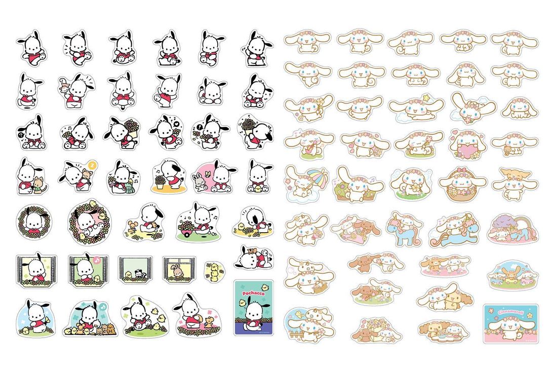 Sanrio Tin Case Sticker Pack  (6款)