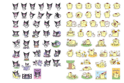Sanrio Tin Case Sticker Pack  (6款)