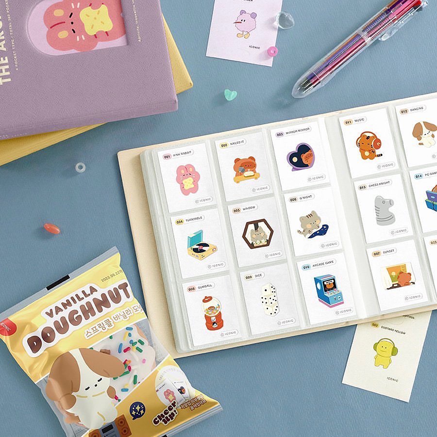 Icoinc The Archive Seal Book (9 Pocket) (4色)