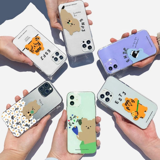 MBTI Phone Case (16款) (Clear 透明殼)