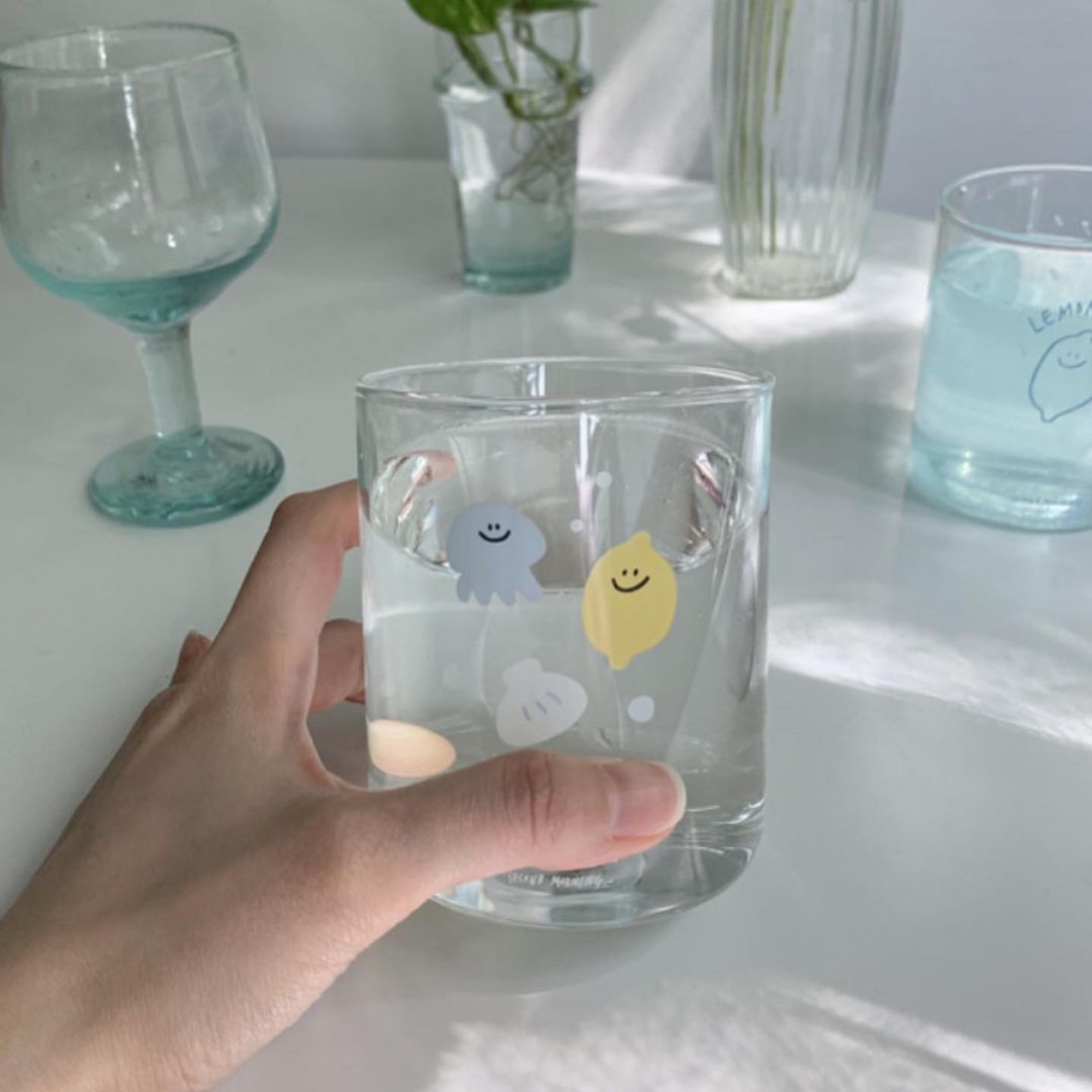 Second Morning Blue May Glass Cup