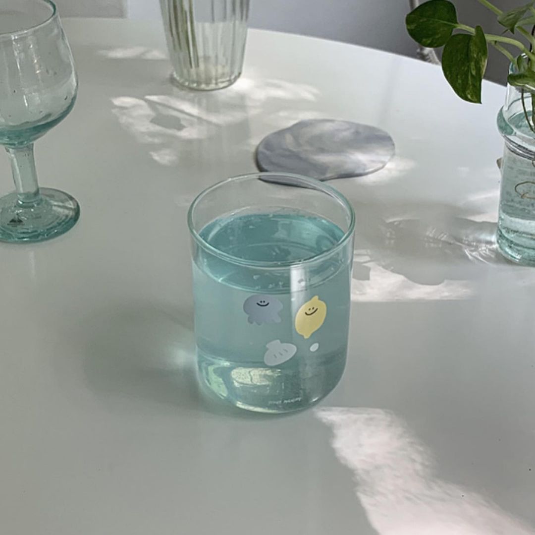 Second Morning Blue May Glass Cup
