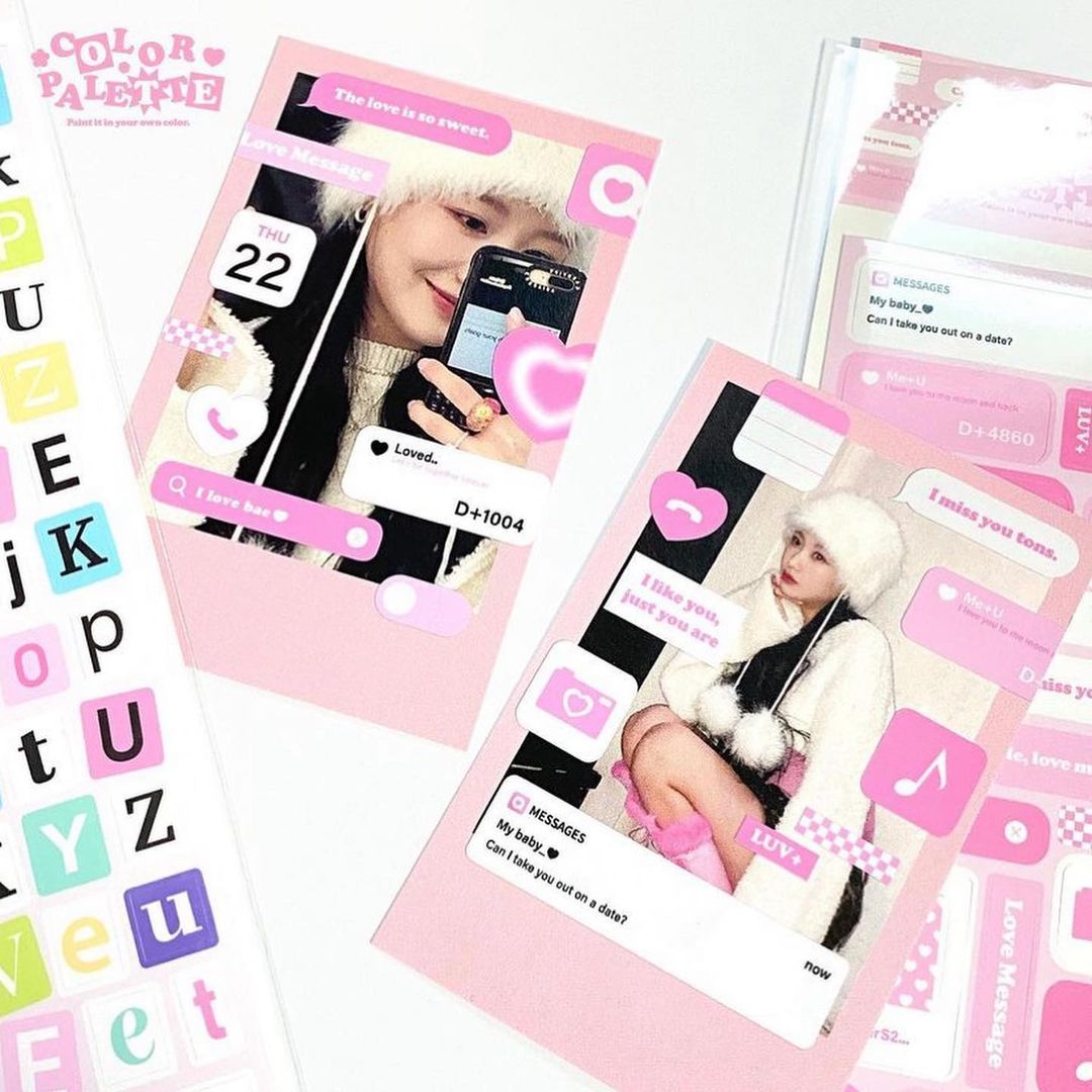 Color Palette Luv Phone Sticker