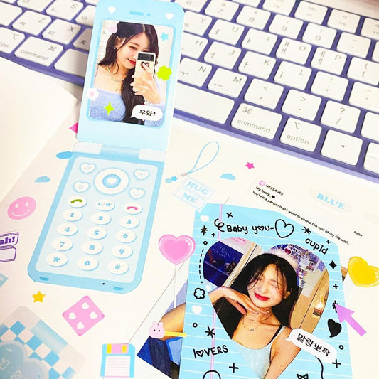 Color Palette Love Pop Paper Fold (Blue)