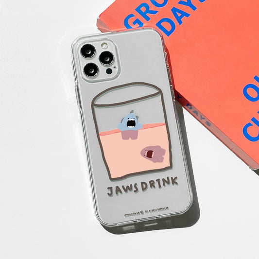 465 Drink Jaws Phone Case (Clear 透明殼)