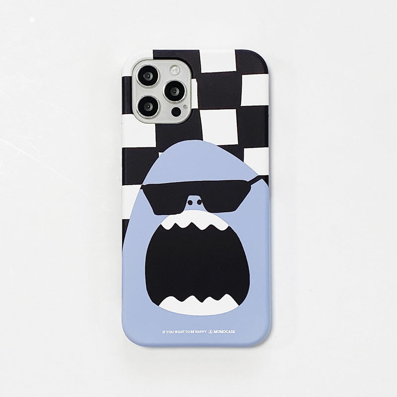 500 Sunglasses Jaws Phone Case (Hard 普通硬殼)