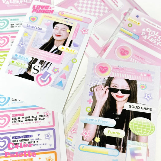 Color Palette Love Punch Messenger Sticker
