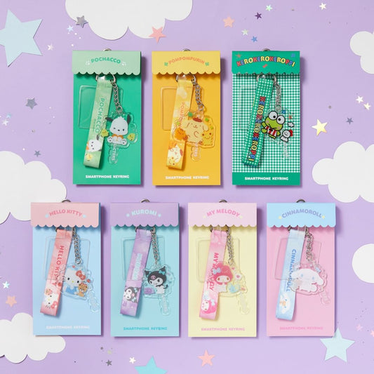 Sanrio Clear Phone Keyring (7款)