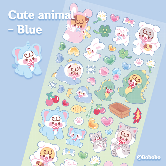 Near and Dear Cute Animal Sticker (2色)