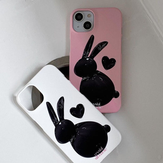 🐰Heart Rabbit Phone Case (Hard 普通硬殼) (2色)