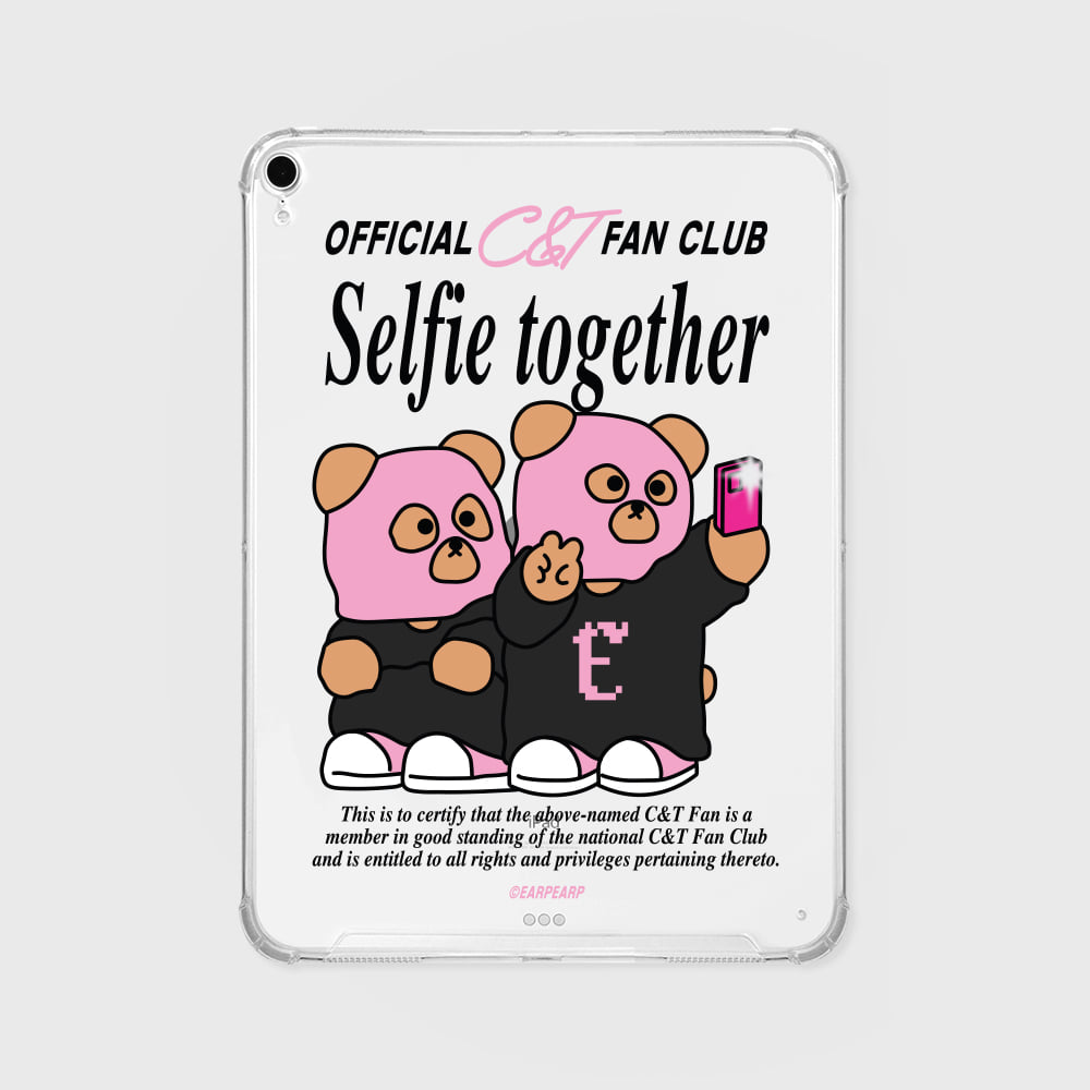 SELFIE TOGETHER IPAD CLEAR CASE