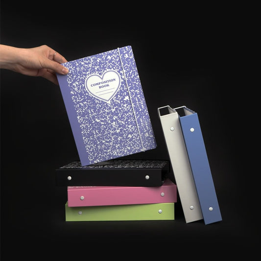 Lucalab A5 25R Composition Book (White Ring) (6色)