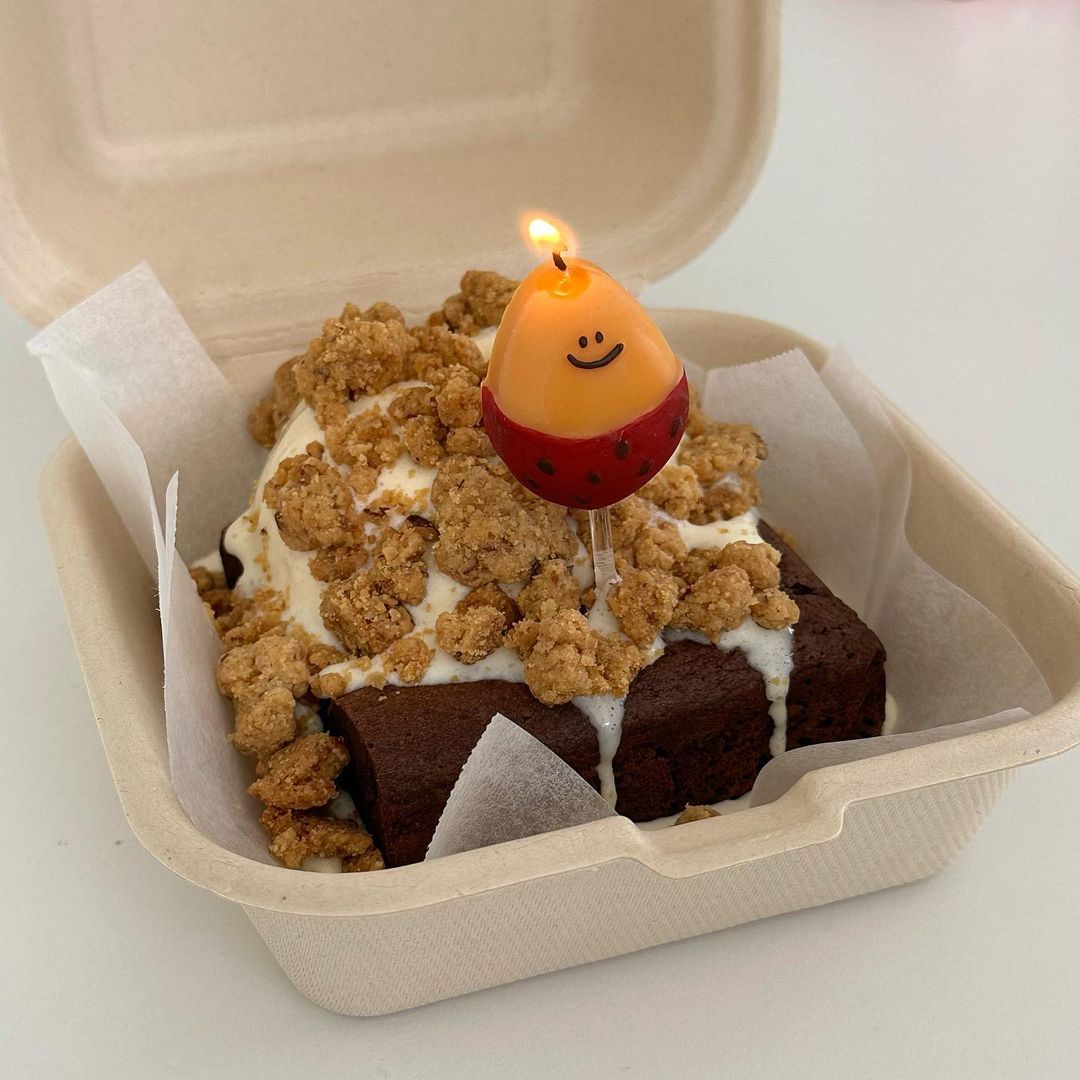 Second Morning Cake Candle (3P)