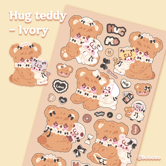 Near and Dear Hey Teddy Sticker (2色)