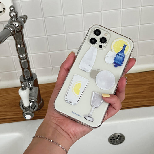 Lemon Water Phone Case (Clear/Tank 透明/透明Tank款)