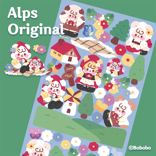 Near and Dear Alps Sticker (2色)