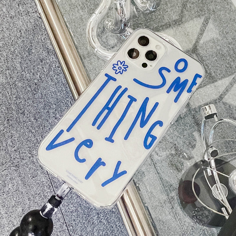 509 Something (Blue) Phone Case (Clear 透明殼)