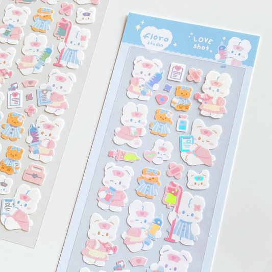 Floro Studio Love Shot Babies Sticker