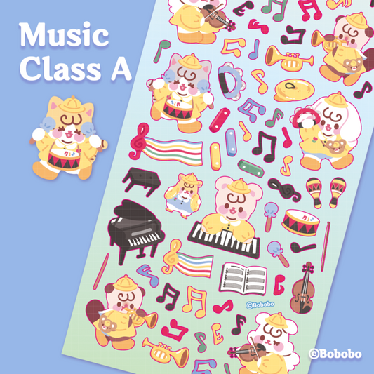 Near and Dear Music Class Sticker (2色)