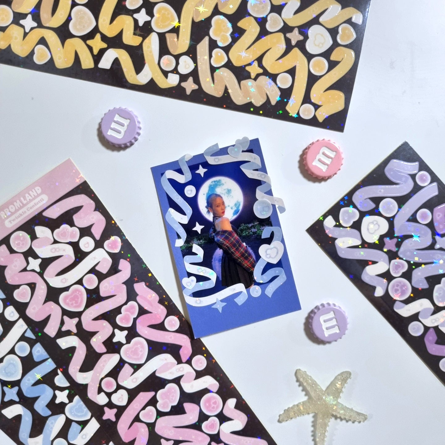 【特價Set】Promland Twinkle Confetti Sticker (8色)