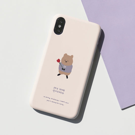 321 My Love Quokka (Blue) Phone Case (Hard 普通硬殼)